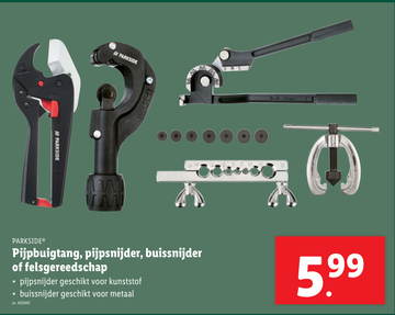 Aanbieding: Pijpbuigtang , pijpsnijder , buissnijder of felsgereedschap