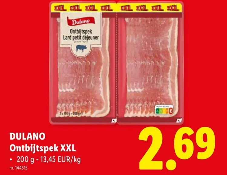 Promotie: Ontbijtspek XXL