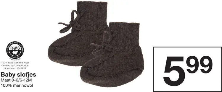 Aanbieding: Baby slofjes