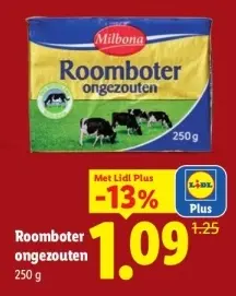 Aanbieding: Roomboter ongezouten
