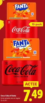 Aanbieding: Coca-Cola of Fanta