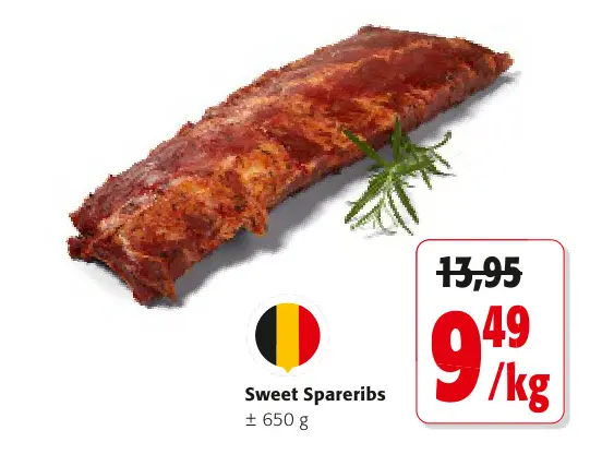 Offre: Sweet Spareribs