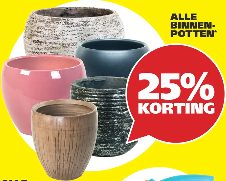 Aanbieding: Binnenpotten
