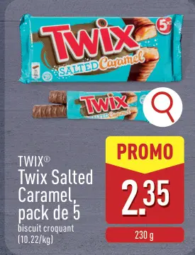 Offre: Twix Salted Caramel