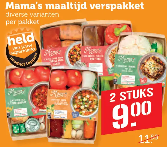 Aanbieding: Mama's maaltijd verspakket