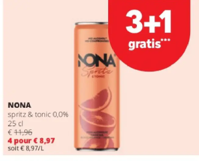 Offre: spritz & tonic 0,0%