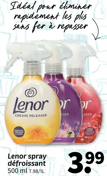 Offre: Spray défroissant