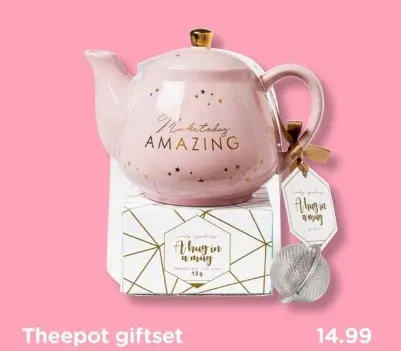 Aanbieding: Theepot giftset