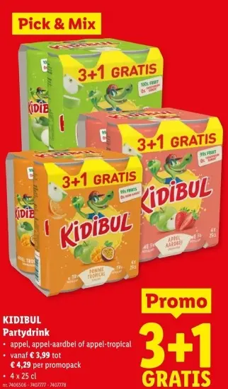 Promotie: Partydrink