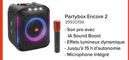 Offre: Partybox Encore 2