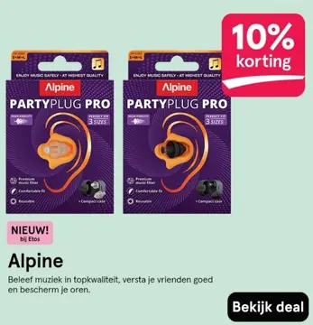 Aanbieding: Alpine PartyPlug Pro