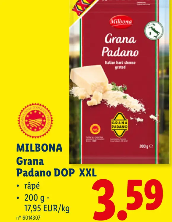 Offre: Grana Padano DOP XXL