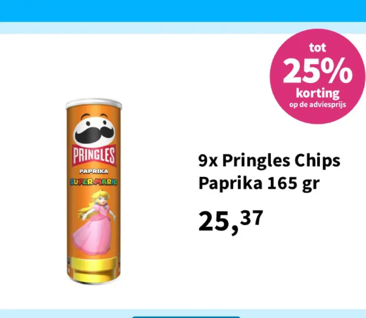 Aanbieding: Pringles Chips Paprika