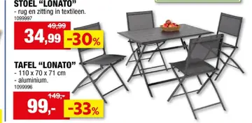 Aanbieding: Stoel "lonato"