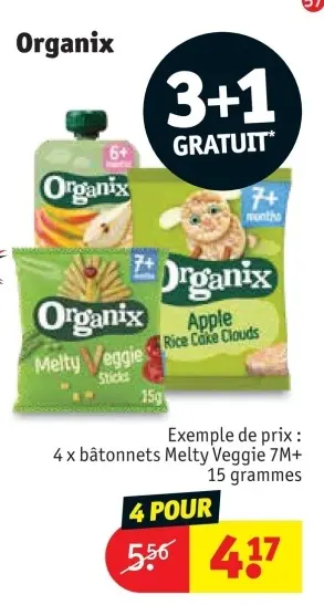 Offre: Melty Veggie Sticks