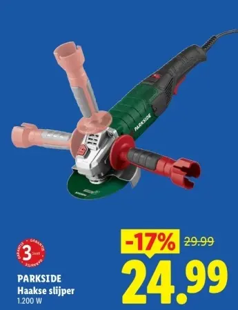 Aanbieding: Haakse slijper