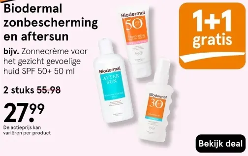 Aanbieding: Zonbescherming en aftersun