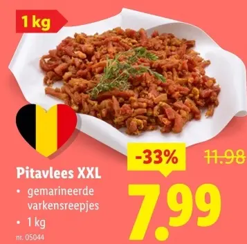 Promotie: Pitavlees XXL