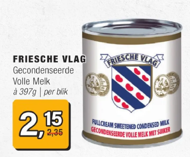Aanbieding: Gecondenseerde Volle Melk