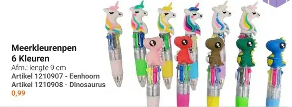Aanbieding: Meerkleurenpen