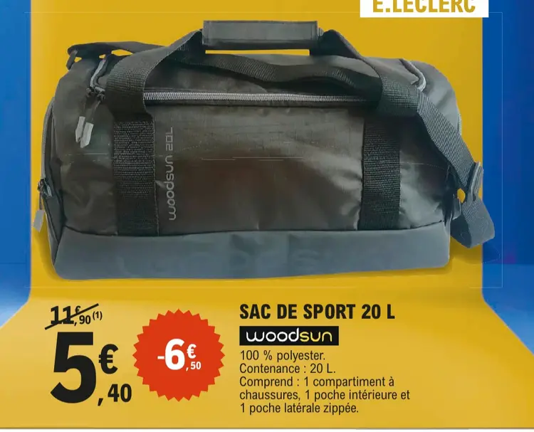 Offre: Sac de sport 20 l