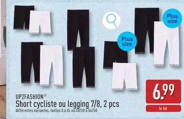Offre: Short cycliste ou legging 7/8