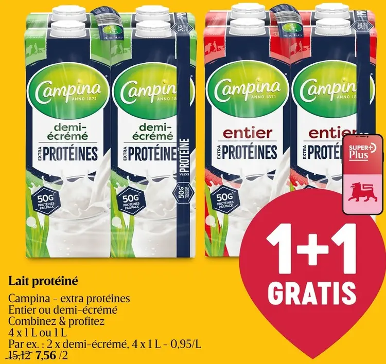 Offre: Lait protéiné