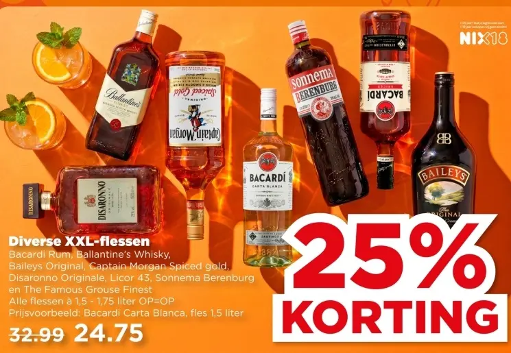 Aanbieding: Diverse XXL-flessen