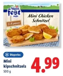 Aanbieding: Mini kipschnitzels