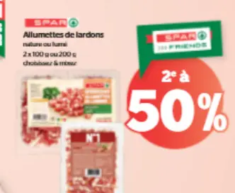 Offre: Allumettes de lardons