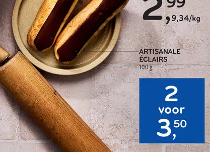 Promotie: Artisanale éclairs