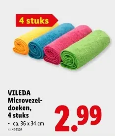 Promotie: Microvezeldoeken