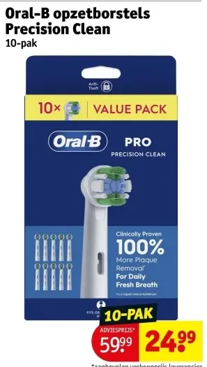 Aanbieding: Opzetborstels Precision Clean