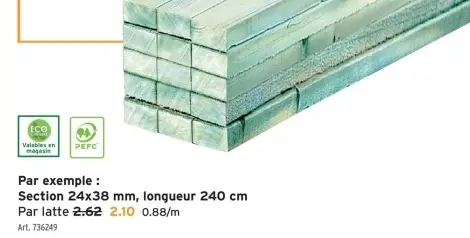 Offre: Section 24x38 mm