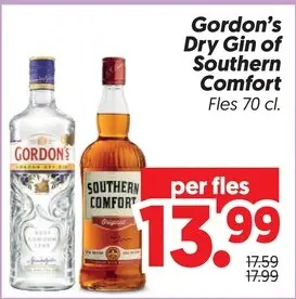 Aanbieding: Dry Gin of Southern Comfort