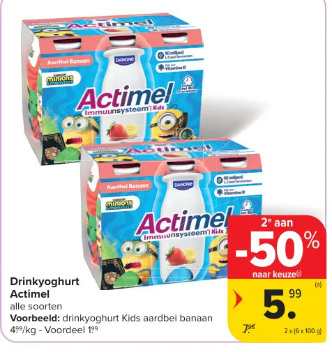 Promotie: Drinkyoghurt Actimel