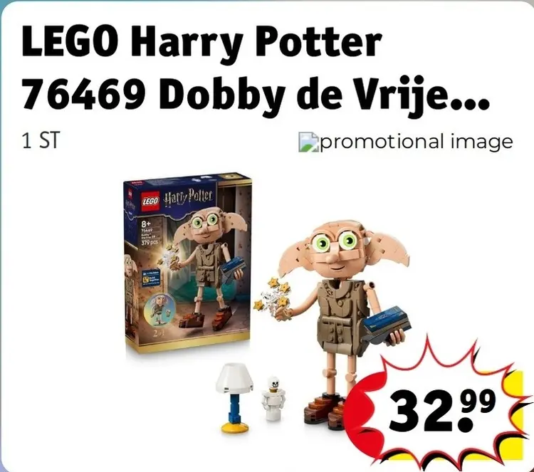 Aanbieding: LEGO Harry Potter 76469 Dobby de Vrije...