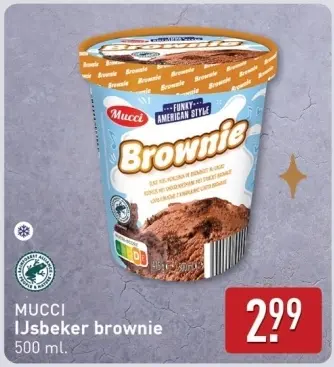 Aanbieding: IJsbeker brownie