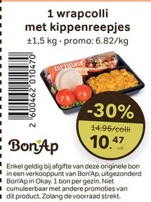 Promotie: wrapcolli met kippenreepjes