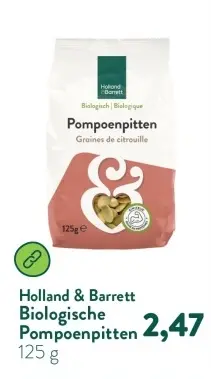 Aanbieding: Biologische Pompoenpitten