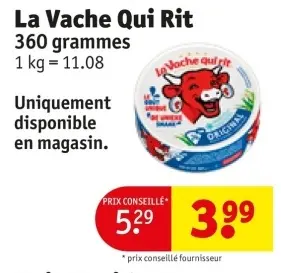 Offre: La Vache Qui Rit