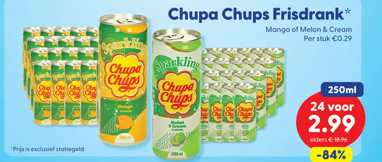 Aanbieding: Chupa Chups Frisdrank