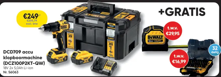 Promotie: accu klopboormachine