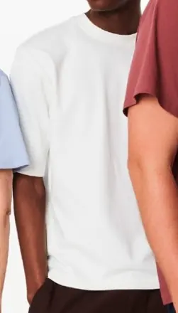 Aanbieding: Wit heren t-shirt oversized fit 