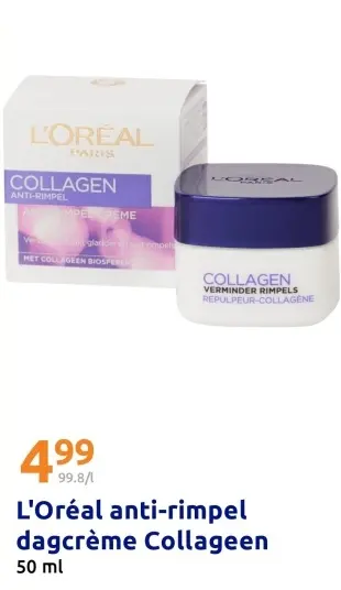 Aanbieding: anti-rimpel dagcrème Collageen