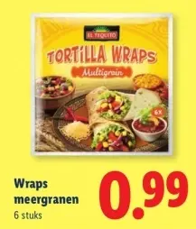 Aanbieding: Tortilla Wraps Multigrain