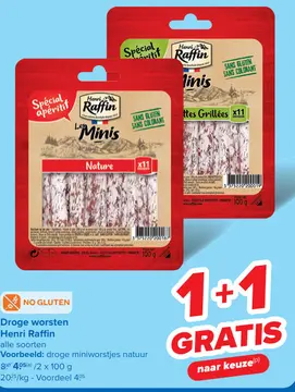 Aanbieding: Droge worsten
