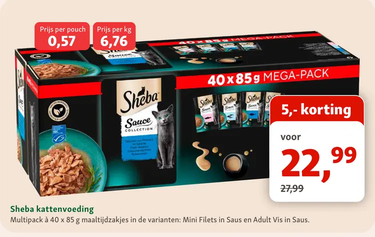 Aanbieding: kattenvoeding