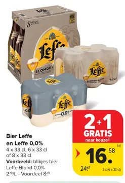 Aanbieding: Bier Leffe en Leffe 0,0%
