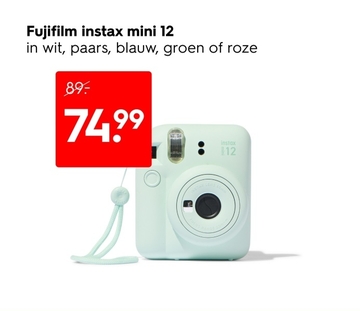 Aanbieding: Fujifilm instax mini 12